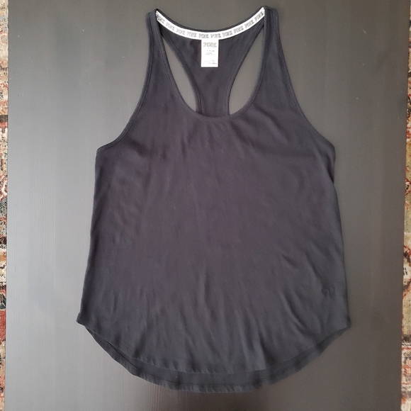 PINK Victoria's Secret Tops - PINK Racer Back Tank Top Relaxed Fit